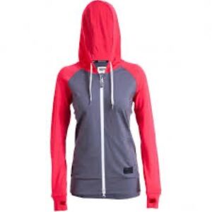 Mons Royale New Zealand Merino Wool Women’s Hoodie Sweatshirt Sz XS 250GSM